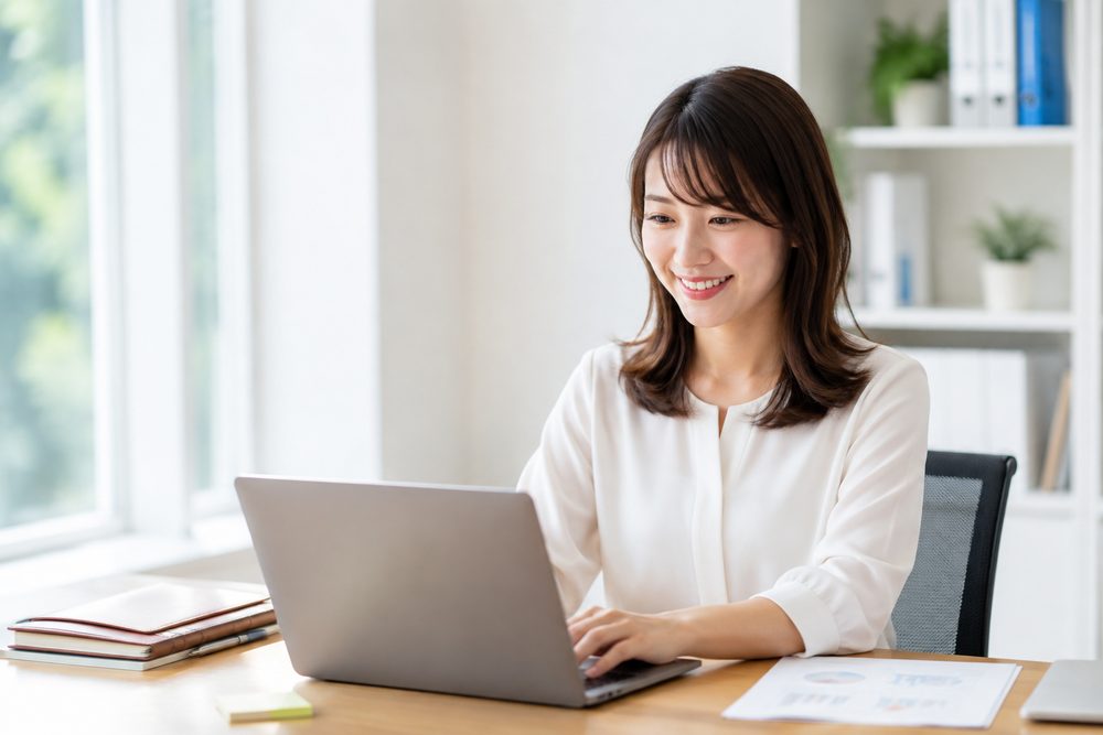 株式会社pomでの業務の様子