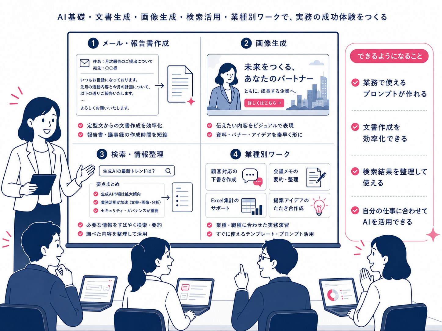 基本コースでできるようになること